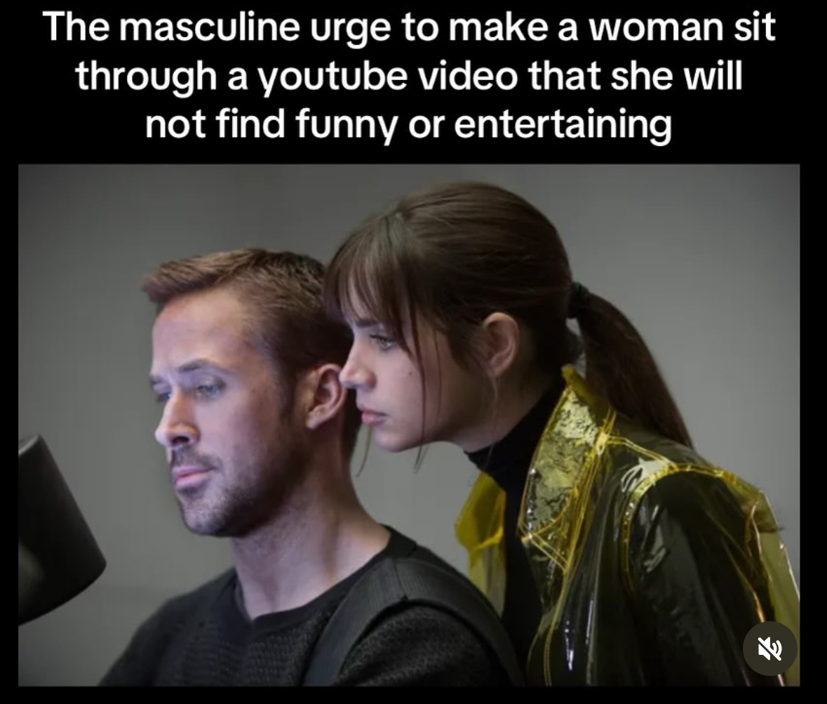 Masculine urge YouTube video meme