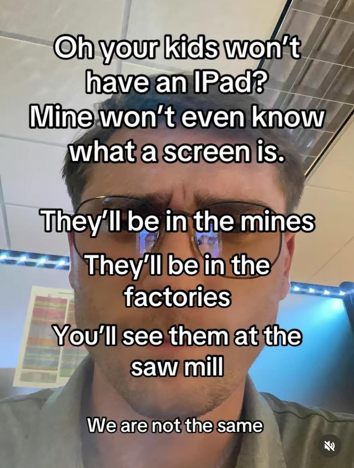 Kids iPad vs mines meme